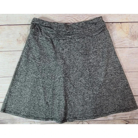Athleta Women's Bodega Activewear Skirt Size XSP Heathered Charcoal Ruched Waist - Picture 4 of 6